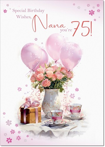 Doodlecards nana 75th birthday - doodlecards,