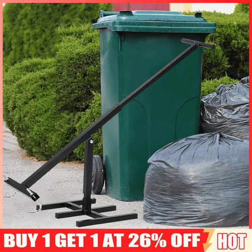 Wheelie bin compactor press - wheelie,