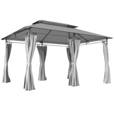 Outsunny garden gazebo - x, 4m