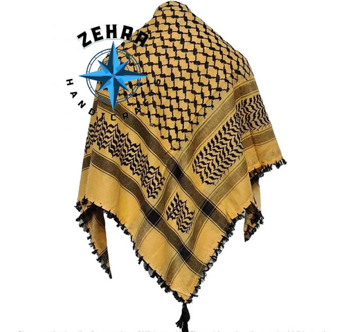 Zehra scarf unisex yellow - scarf,
