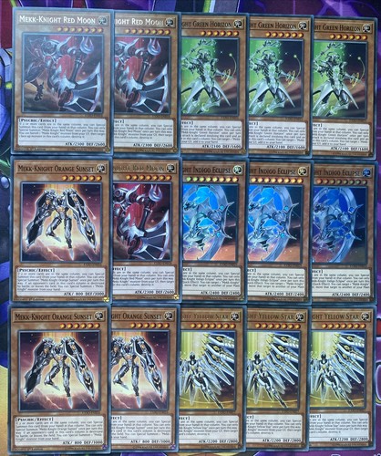 Mekk knight set cards - mekk-knight, set!