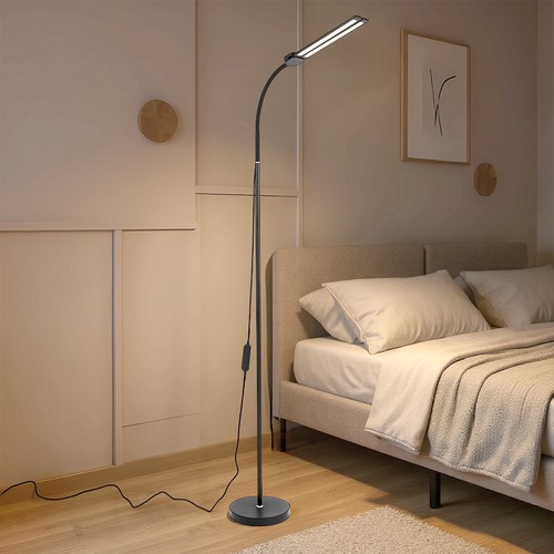 Slim black floor lamp - slim,