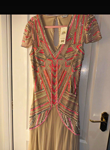 Miss selfridge beige - beige, pink
