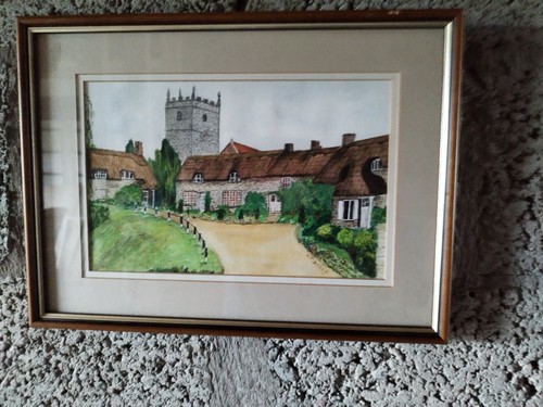 Original signed watercolor - original,