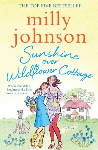 Sunshine over wildflower - over,