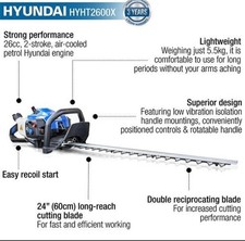 Hyundai 26cc 600mm Petrol