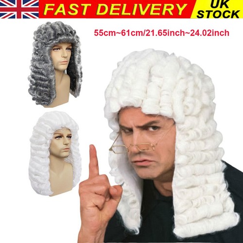 Adult judge colonial wig - judge,