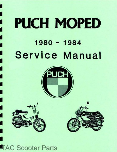 Puch moped service - moped, manual