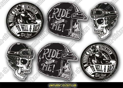 Motorcycle stickers 043 - 6, x