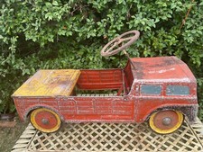 vintage Rare 1950s Mobo Haulage Lorry / truck  Pedal Car / not Triang