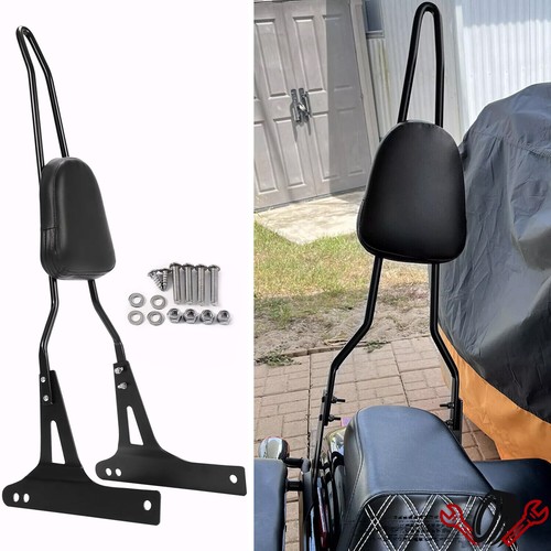 Black passenger backrest - black,