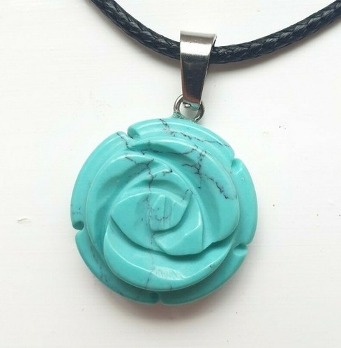Rose carved flower quartz - carved,