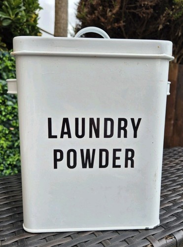 Laundry powder tin storage - powder,