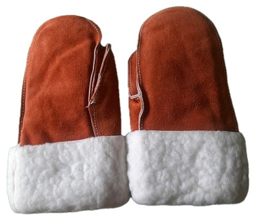 Ladies brown faux suede - brown,