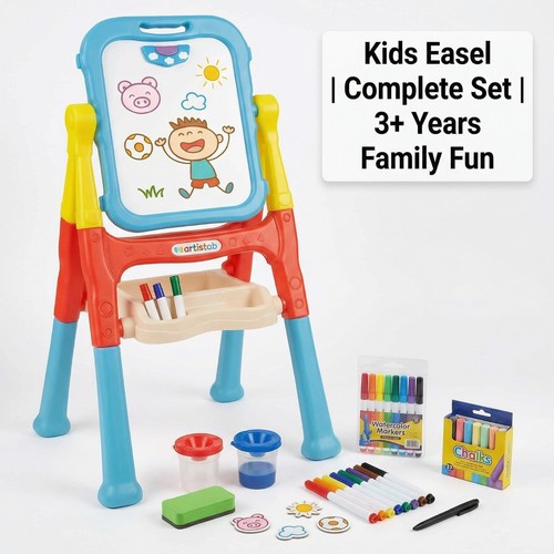 Kids double sided easel - double-sided,