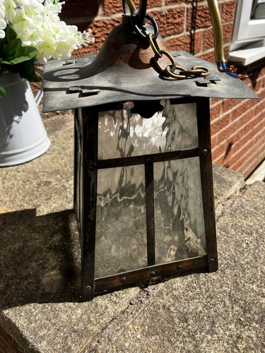 Antique copper glass - glass, &