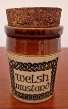 Welsh Mustard Stoneware Pot