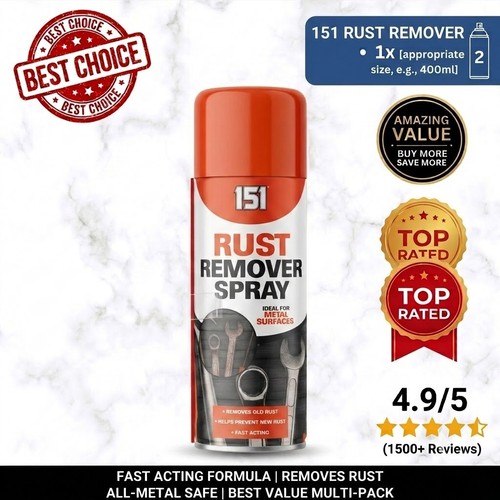 151 rust remover - rust, spray