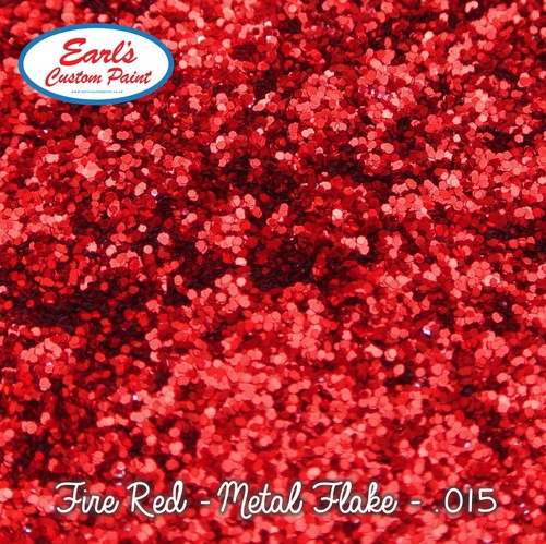 100g fire red - red, flake