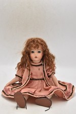 Vintage German Reproduction Bisque Doll 28cm Collectible