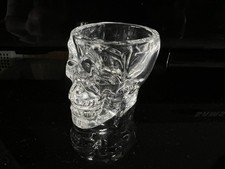 Set of 4 Crystal Head Vodka Skull Shot Glasses   Dan Aykroyd Crystal Head Vodka