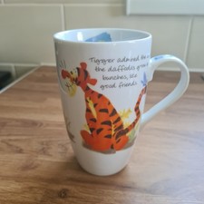 Disney Winnie The Pooh Tigger Tall Mug. Daffodils.