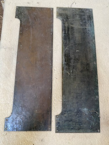 Large reclaimed solid brass