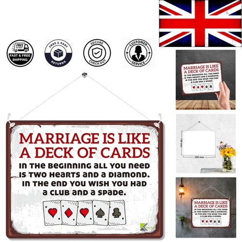 Marriage like deck of - is,