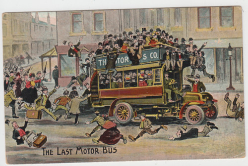Old comic the last motor - "the,