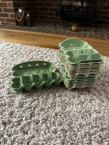 Empty cardboard egg boxes 20 - empty,