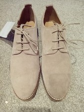 Men's Gents Suede Lace Shoes Brogues Size 8 NEW