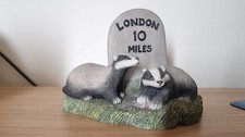 The Leonardo Collection 'Countryside friends' 1998 Badgers 10 Miles To London