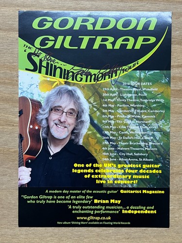Signed tour flyer 2010 - signed,