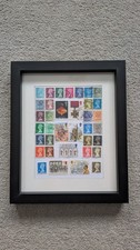Framed British Stamps, Queen