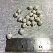20 White Jingle Bells 5mm Christmas Bells Crafts decorations
