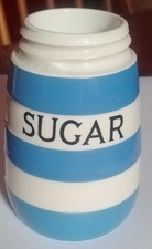 Vintage ~ Green Shield Back stamp ~ T G Green Cornishware Sugar Sifter ~ NO LID