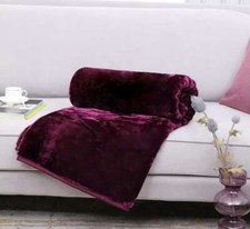 Faux Fur Mink Throw Warm Super