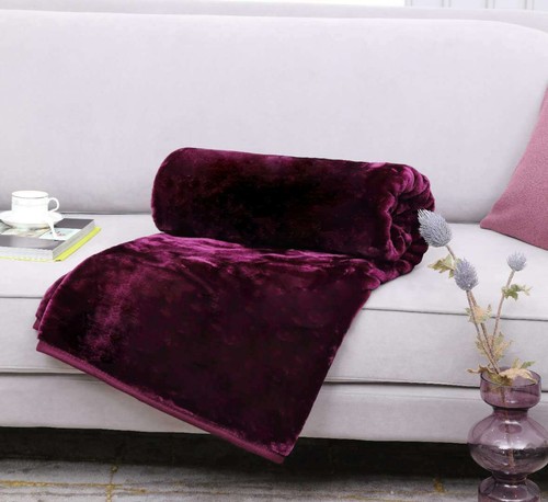 Faux fur mink throw warm - faux,