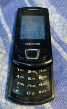 Samsung GT-E2550 Vintage GSM Mobile Slide Phone Black Orange Network