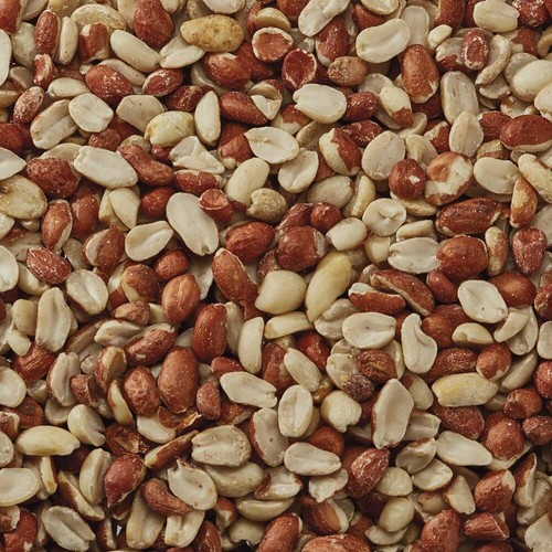 Split whole peanuts - whole, wild