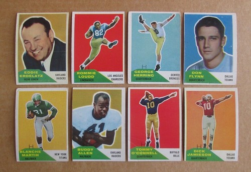 1960 fleer football card - 1960,