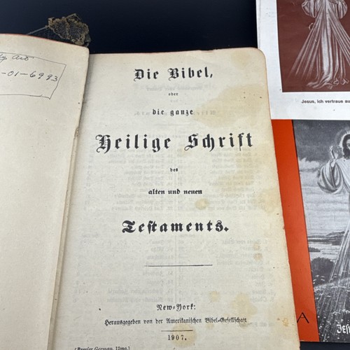 Antique german bible 1907 - antique,