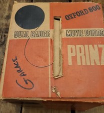 Prinz Oxford 800 Dual Gauge 8mm Film Editor Viewer - Vintage Made in Japan
