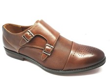 Mens Monk Double Buckle Strap