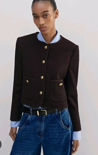 Wool blend twill - me+em, cropped