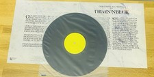 The Stranglers - The Meninblack - UK Test pressing Lp & Proof Sleeves