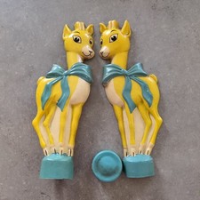 2 Vintage Babycham Deer