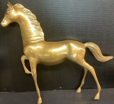 Vintage Large Brass Horse