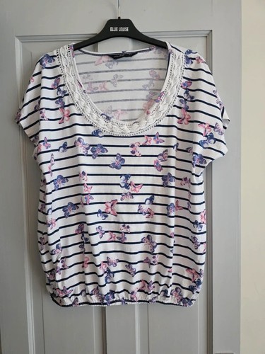 White butterfly tshirt - white,