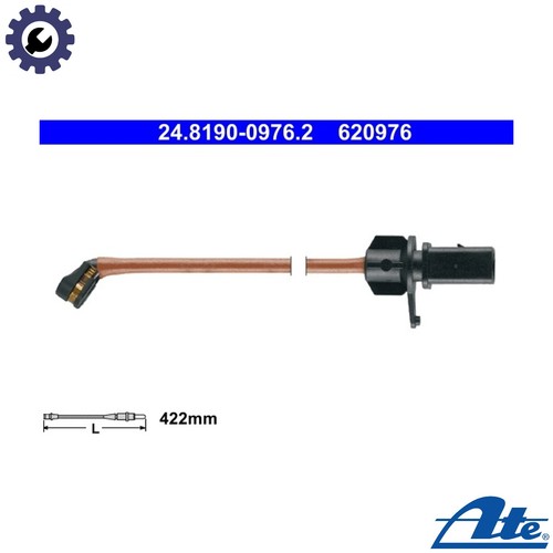 Warning contact brake pad - contact,